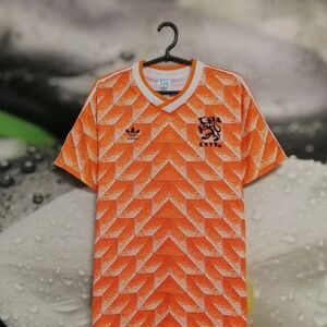 Orange Geometric Pattern Jersey